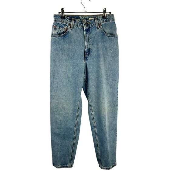 Vintage 90s 550 Levi's Denim Jeans Women 26 Blue Relaxed Fit Tapered Leg USA Mom - Picture 1 of 9